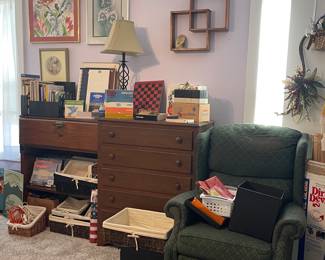 ACCENT CHAIR, DRESSER