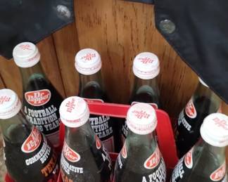 Vintage Dr pepper bottles
