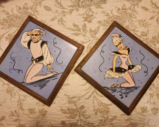 MCM wall plaques