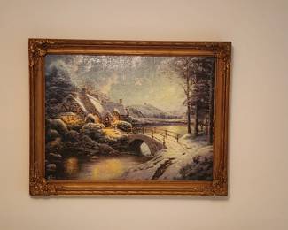 Several puzzles that have been framed for wall art