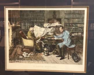 "A Little Mortgage" - Etched by James Dobie