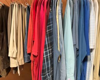 Consigned men's clothes (Large to 3X)
