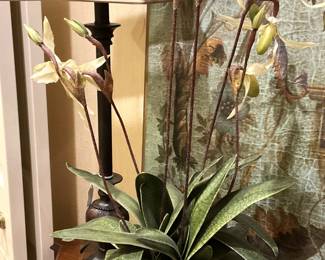 Artificial orchid arrangement