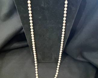 Opera length pearls from McCary's Jewelers - This consigned jewelry will be shown to one person at a time and one piece at a time. (Cash or charge card only!!)