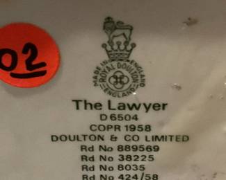 "The Lawyer" Royal Doulton mug