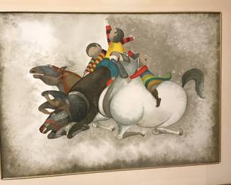 Lithograph of De Rodo Boulanger