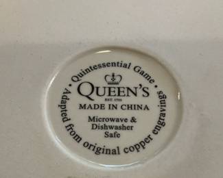 Quintessential Game - Queen's dishware