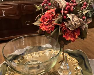 A turkey is hiding in those flowers and berries.