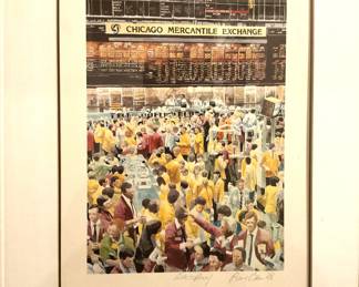 Artist Proof - "Chicago Mercantile Exchange" by Brad Bennett