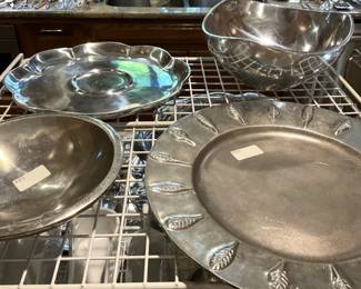 Metalware selections