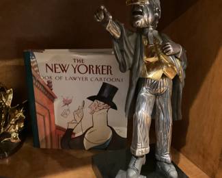 "The Learned Friend" sculpture by Frank Meisler