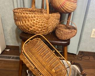 Some of the baskets for sale. 