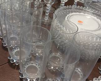 Candlewick tall glasses