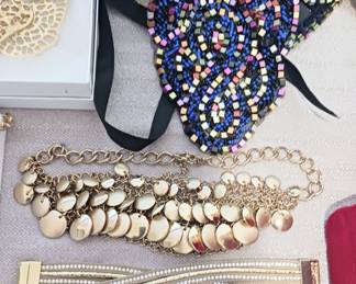 Bibb necklaces magnetic goldtone bracelet