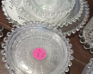 Candlewick plates