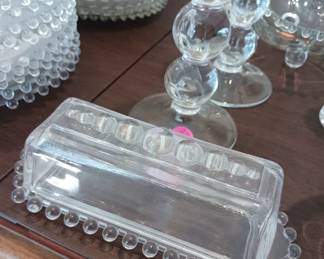 Candlewick butter dish