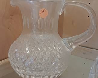 Crystal water pitcher