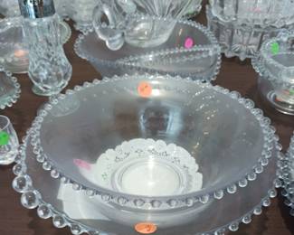Candlewick by Imperial Glass dishes and serving bowls