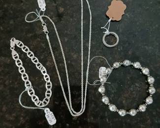 All of these lovlies are 925 sterling silver.