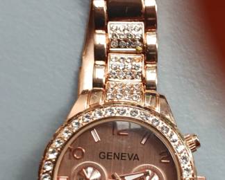 Geneva ladies bling watch.