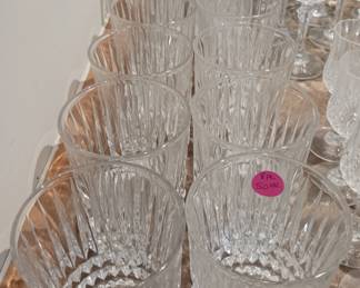 Set of vintage club glasses
