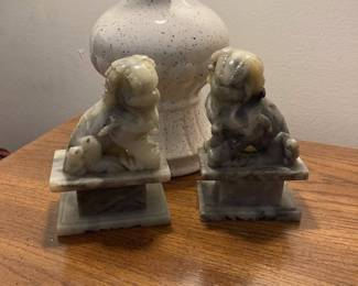 Marble book ends