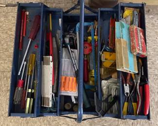 Heavy duty tool box and tools