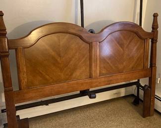 Queen 70's bed frame and headboard