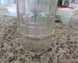 Old hoosier cabinet coffee jar