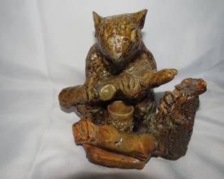 Evans pottery squirrel - All Evans pottery will not be discounted.  We will take offers on any remaining pieces on Sunday.
