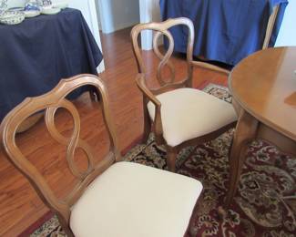 Dining table chairs