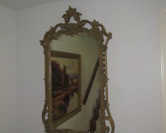 Ornate frame mirror
