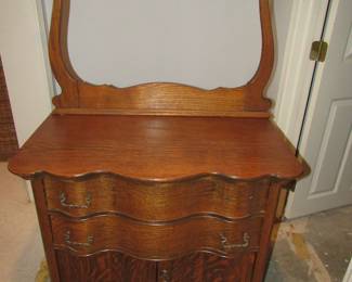 Nice old oak washstand