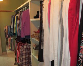 Clothes- primarily small, med, large sizes