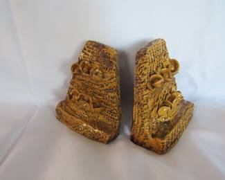 Evans pottery book ends - All Evans pottery will not be discounted.  We will take offers on any remaining pieces on Sunday.