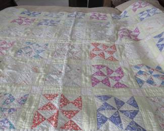 Hand quilted quilt