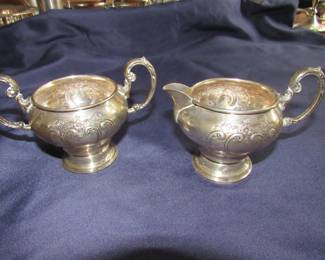 Sterling cream and sugar-  Sterling items will not be discounted.