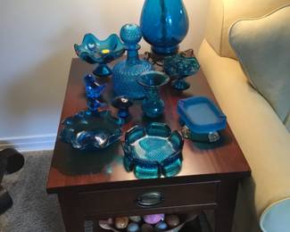 SOME OF THE VINTAGE GLASS