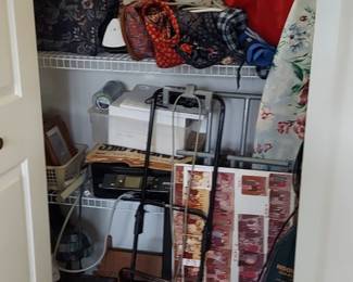 Sewing/quilting supplies     Note - new individual photos will be posted after condo painting is complete and sale items can be arranged/displayed                                                                                                                                              