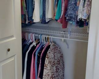 Women's clothing - only a portion of what's available 