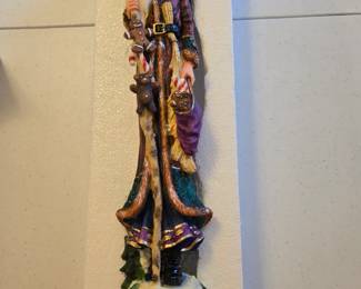 Lenox Pencil Santa Collectible - Candyland Santa, issued in 2000