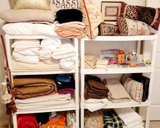 Pillows, Needlepoint Rugs, High End linens