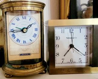 Tiffany & Co, French clock