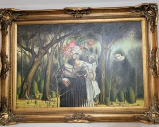 Whimsical Art piece after Donald Roller Wilson