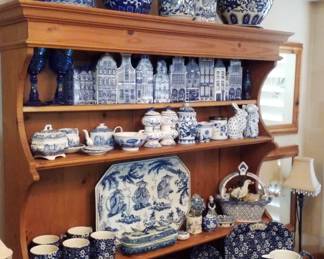 Blue Willow, Chintz, Burleigh Calico Blue, Delft Collection