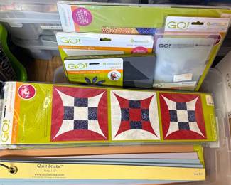 Accuquilt GO Big die cuts, many unopened