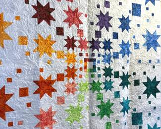 Gorgeous completed quilt, probably king size