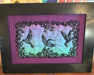 Quilted framed artwork
