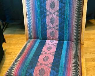 Dining room chairs (2 with arms, 6 plain, plus table)