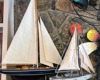 Model ships + airplanes